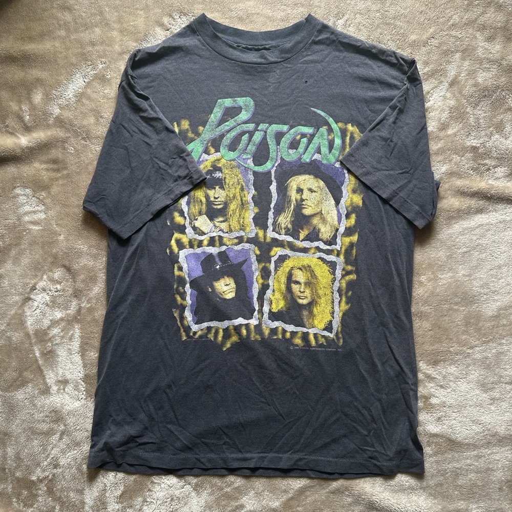 Vintage Poison band tour tee
